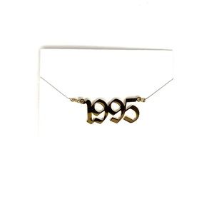 1995 Birth Year Necklace Stainless Steel